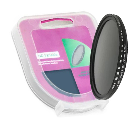 ND2 to ND400 Neutral Density Filter Slim Fader for Camera 77mm