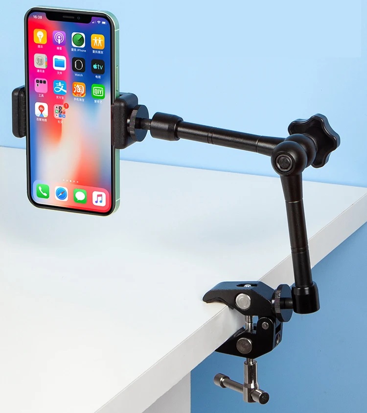 7inch Magic Arm Cell Phone Holder Desktop Smartphone Mount