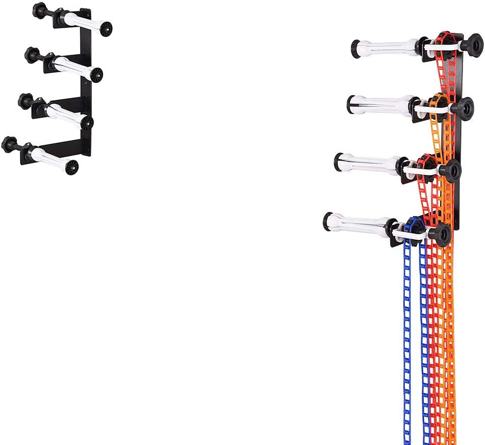 Photography 4-Roller Wall Mounting Manual Background Support System