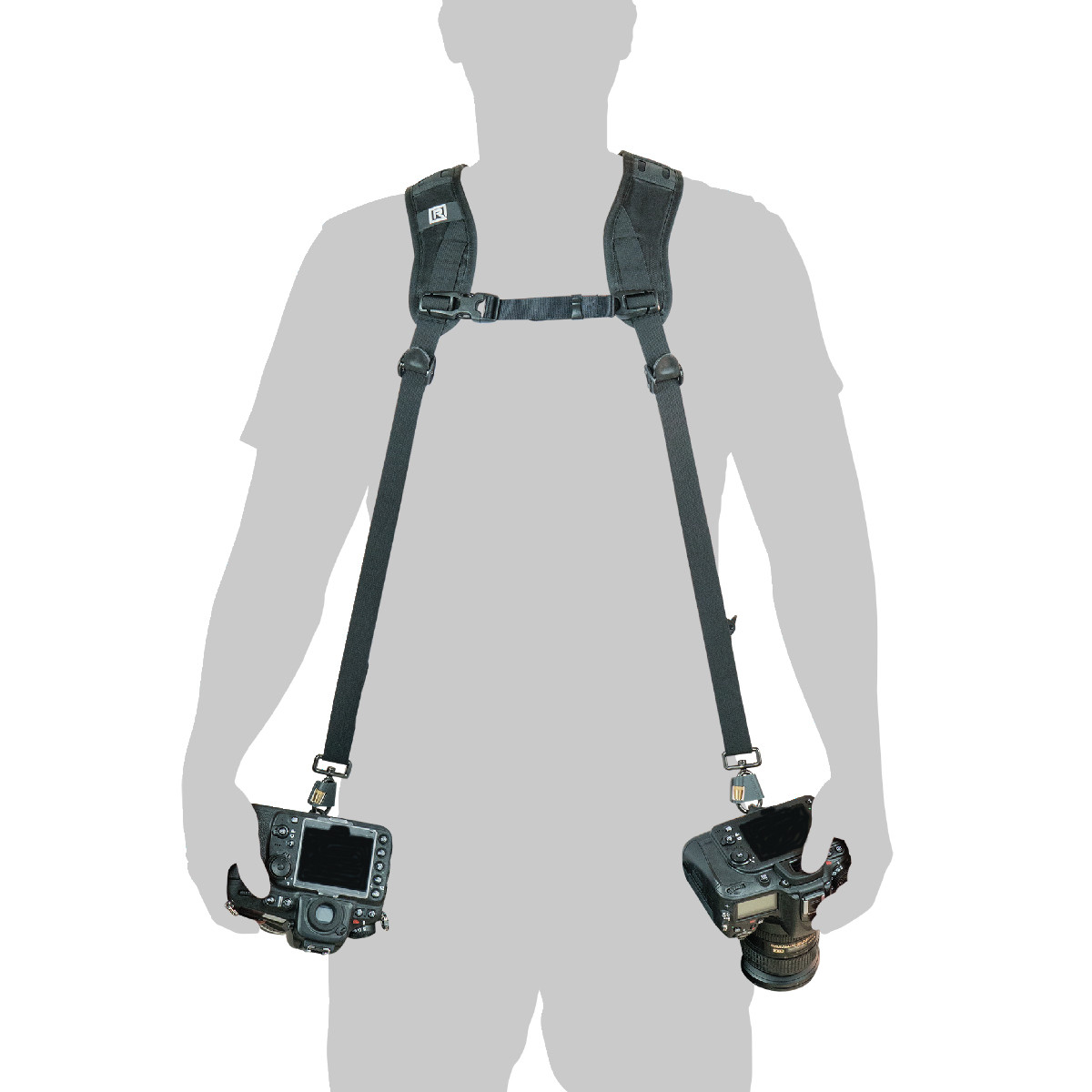 BlackRapid Double Breathe Camera Harness Trusted Strap desing