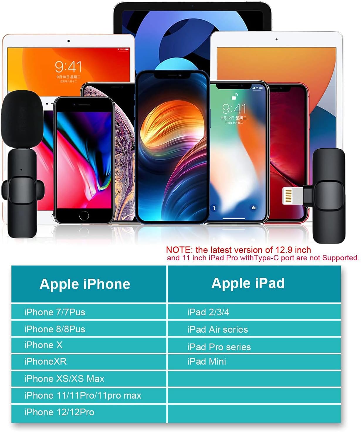 K9 Wireless Microphone For iPhone