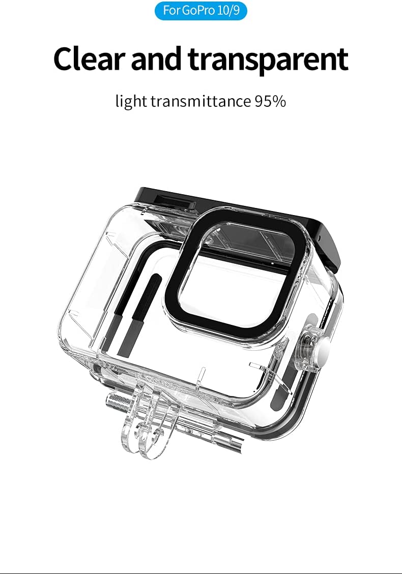 TELESIN Waterproof Housing Case for GoPro HERO12/11/10/9