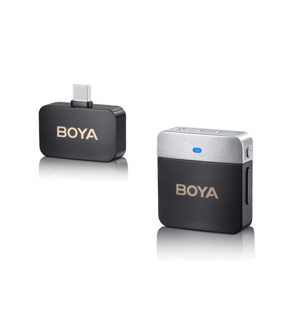 BOYA BY-M1V3 2.4GHz Dual-Channel Wireless Microphone System