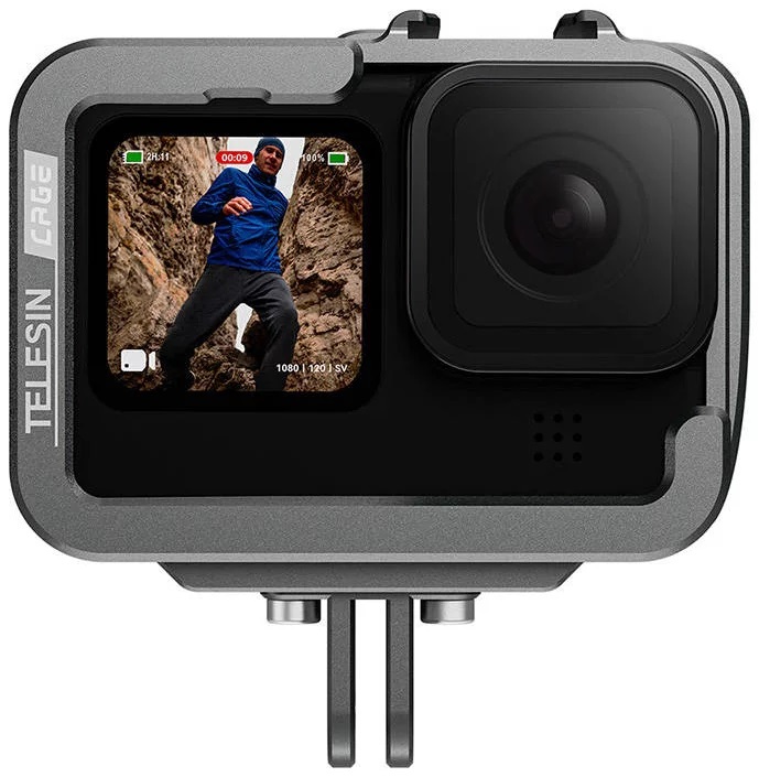 TELESIN Metal Combo Cage for GoPro 13/12/11/10/9 TELESIN Metal Combo Cage for GoPro 13/12/11/10/9