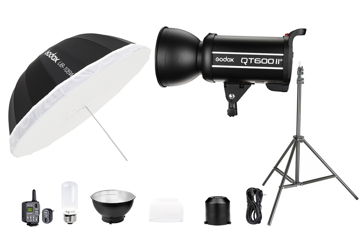 Godox QT600IIM 1-Light Studio Flash Kit Godox QT600IIM 1-Light Studio Flash Kit
