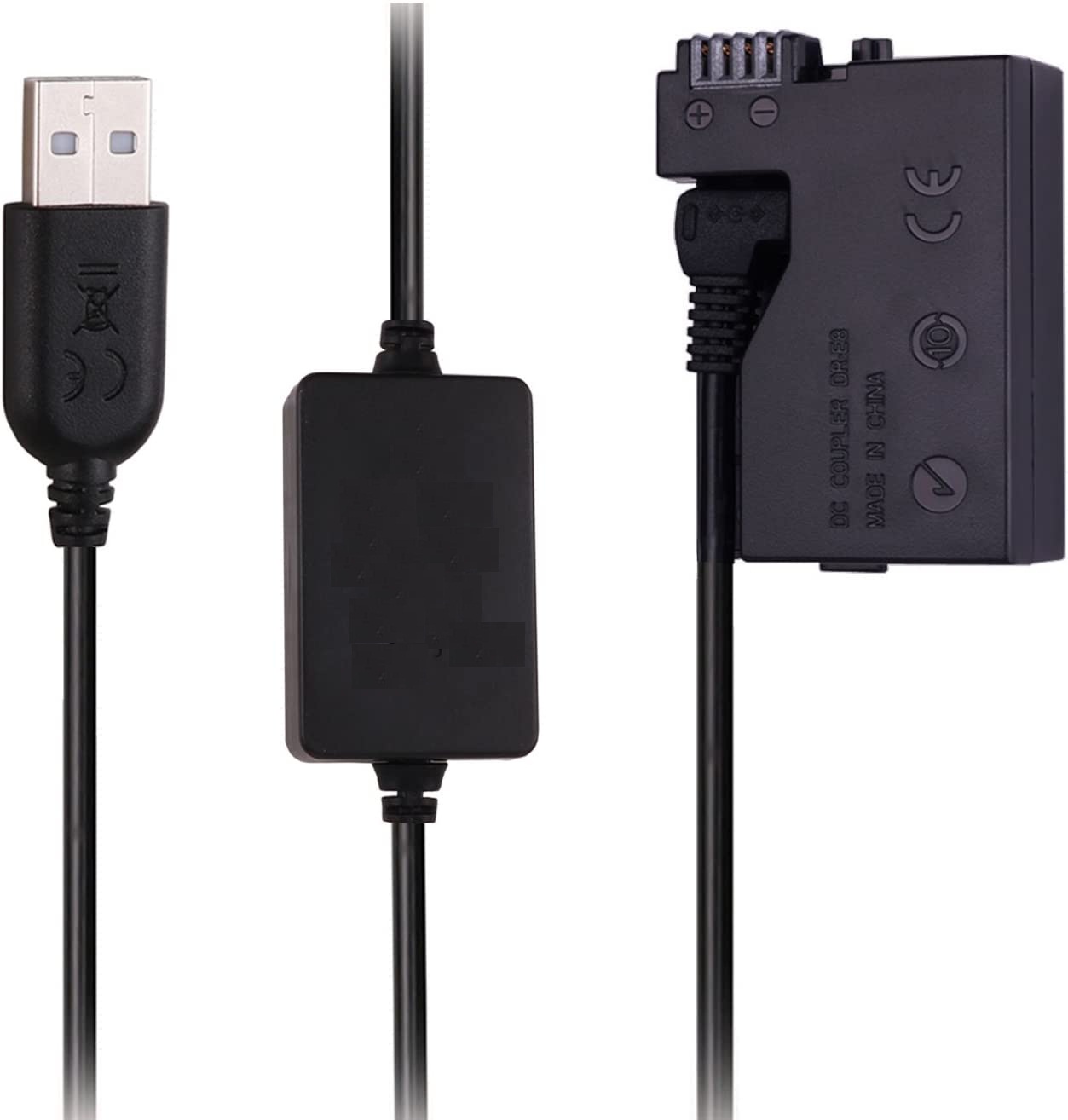 Power Bank Supply USB Adapter DC Coupler LP-E8 for Canon EOS 550D 600D 650D 700D