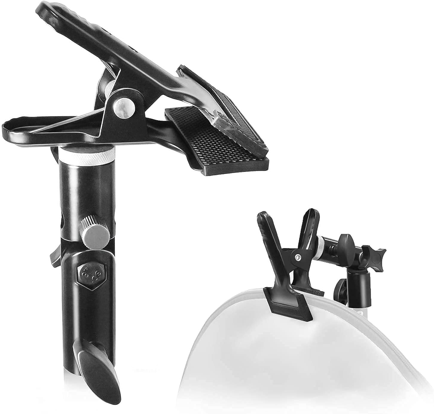 Photography Reflector Holder For Light Stand, Photo Video Studio Heavy Duty Metal Clamp Holder