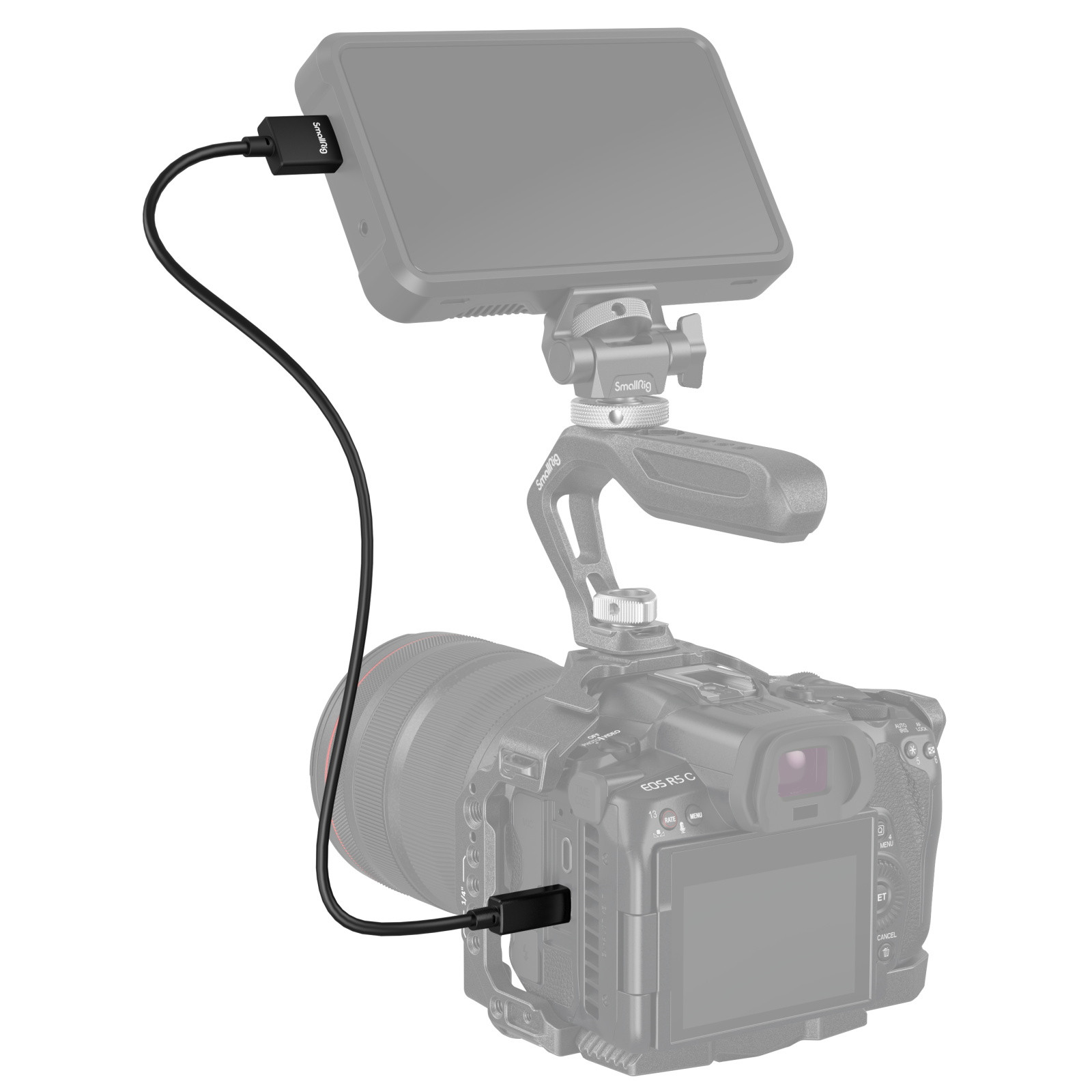 SmallRig Ultra-Slim 4K HDMI Data Cable (D to A) (35cm)