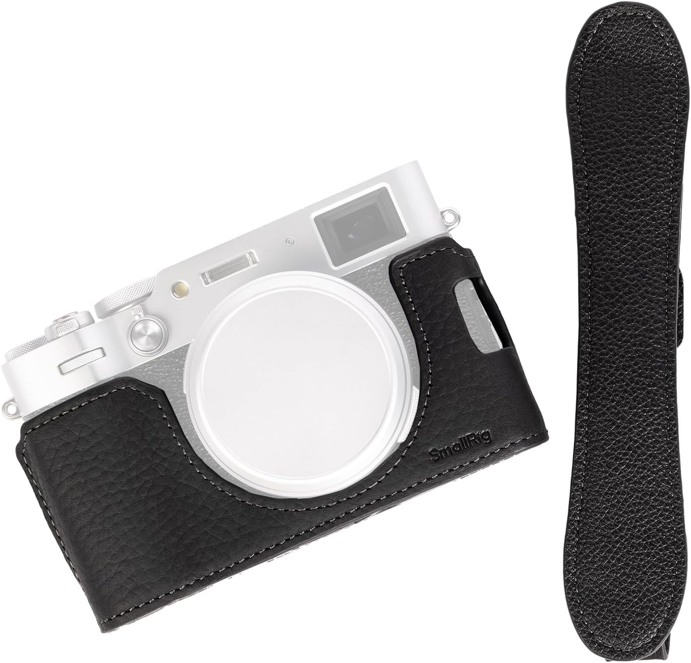 SmallRig Leather Half Case Kit for FUJIFILM X100VI (Black)