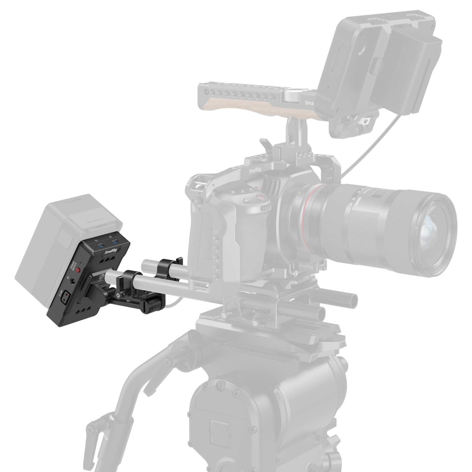 SmallRig V-Mount Battery Adapter Plate with Extension Arm 3499B SmallRig V-Mount Battery Adapter Plate with Extension Arm 3499B