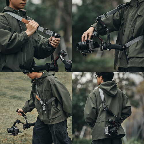 SmallRig Weight-Reducing Shoulder Strap for DJI RS 4 / RS 4 Pro / RS 3 / RS 3 Pro / RS 2