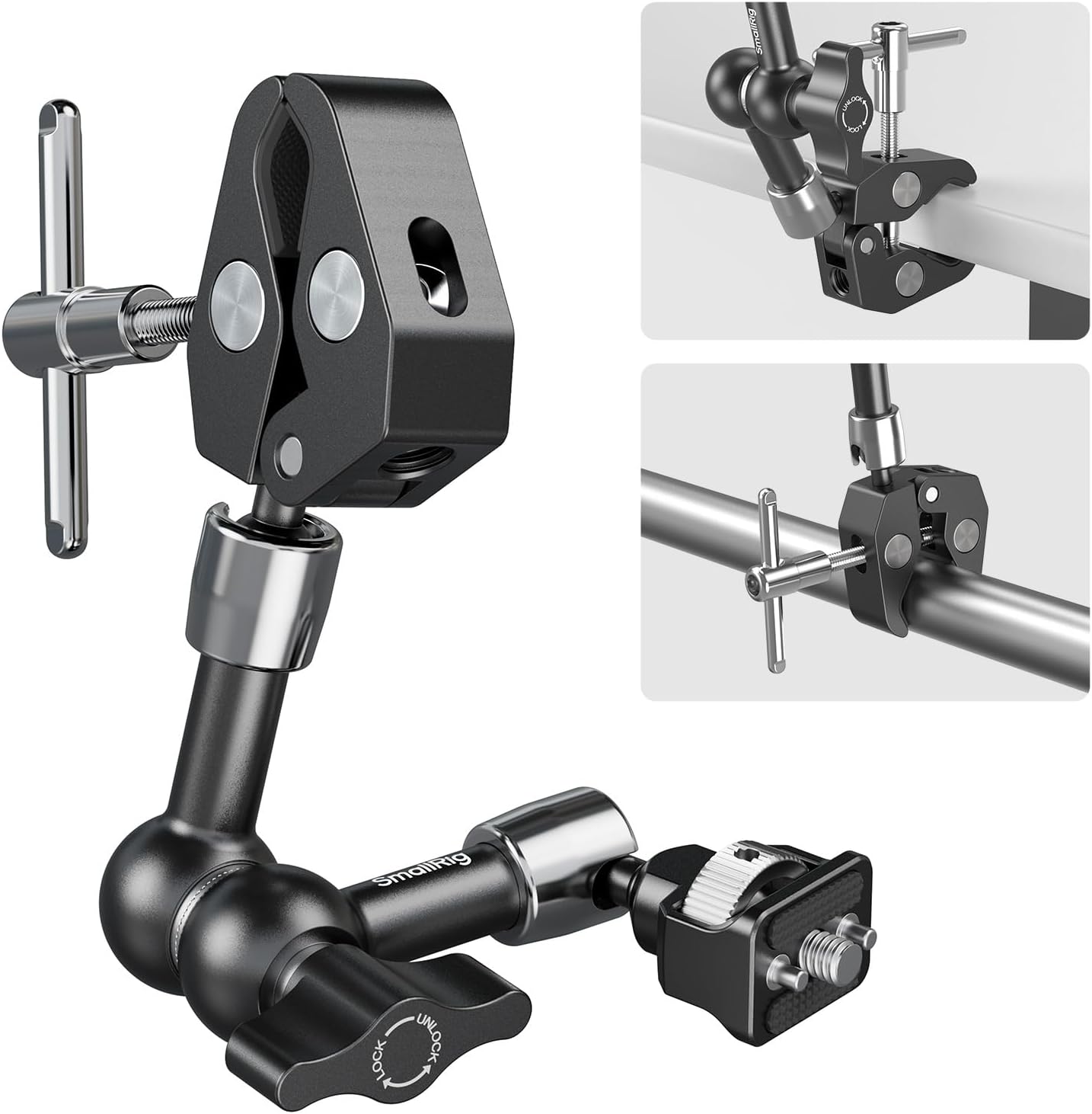 SmallRig Magic Arm with Crab-Style Clamp (7")