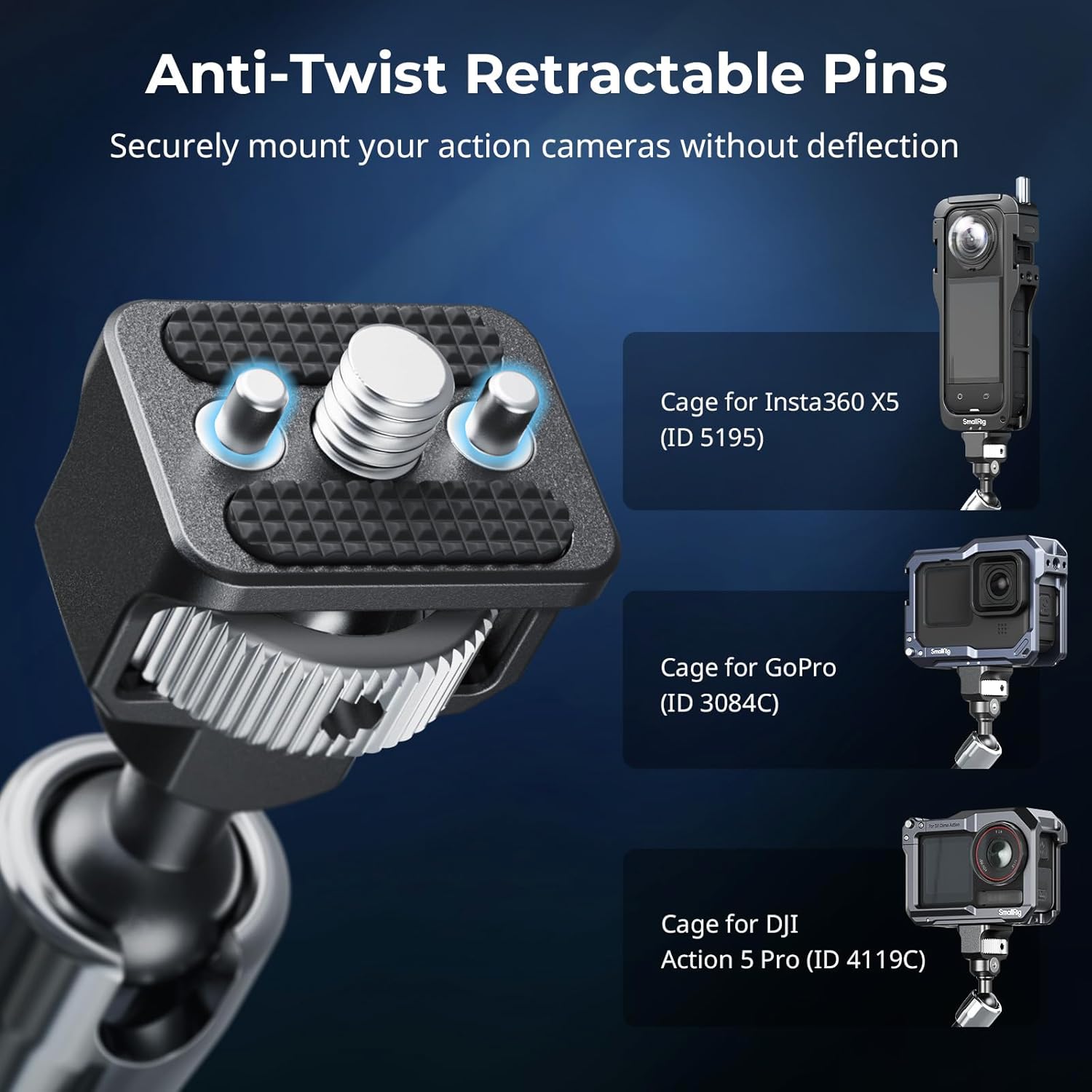 SmallRig Magic Arm with Crab-Style Clamp (7")