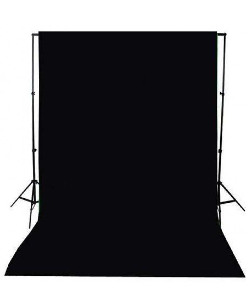NiceFoto TB300-300W 2-Mini Studio Flash With White Background And Backdrop Stand