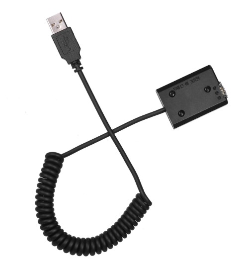 USB Cable To NP-FW50 Regulated Dummy Battery Cable