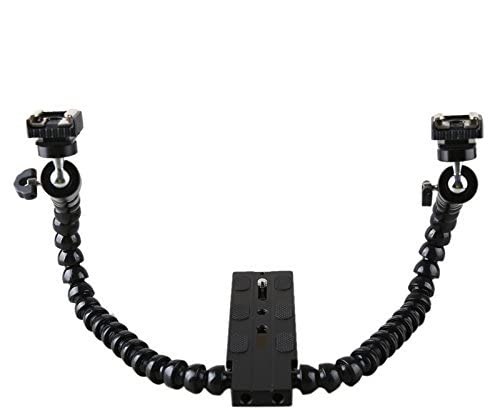 Flexible Magic Arm Camera Flash Bracket Mounting with Standard Hot-shoe