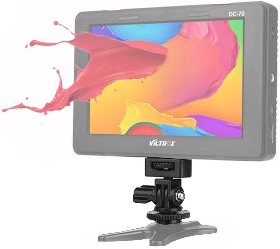 Adjustable Angle Pole Swivel Hot Shoe Mount 1/4" Screw Hot Shoe Mount Adapter