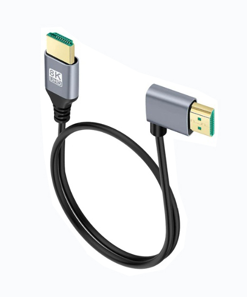 8K UHD HDMI TO HDMI Right 0.5m Cable