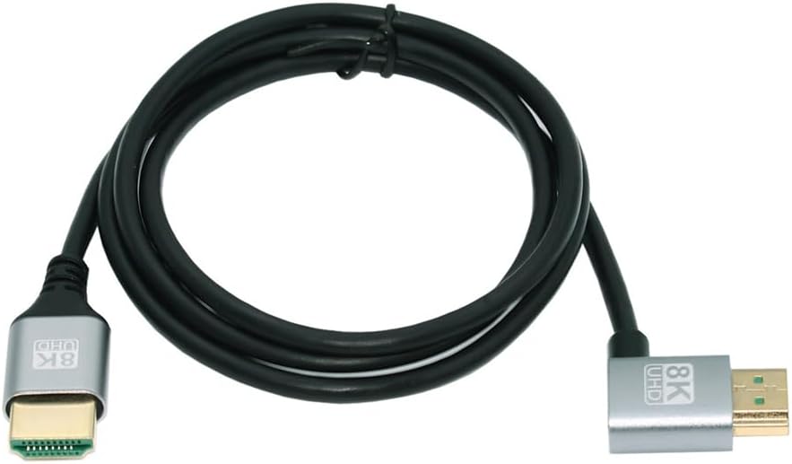 8K UHD HDMI TO HDMI Right 0.5m Cable