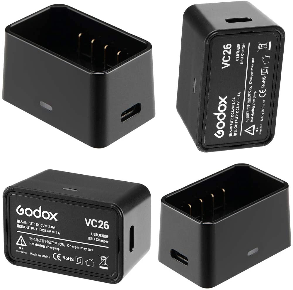 Godox VC26 USB Charger for V1 Battery