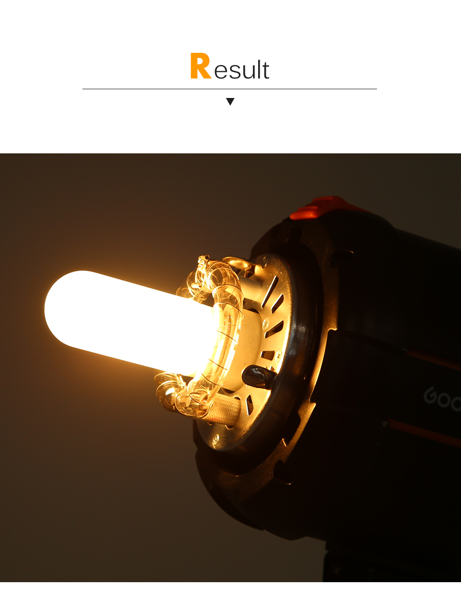 GODOX 250W E27 Pro Studio Strobe Flash Light Bulb