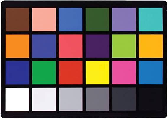 Aurora 24 Color Checker White Balance Card