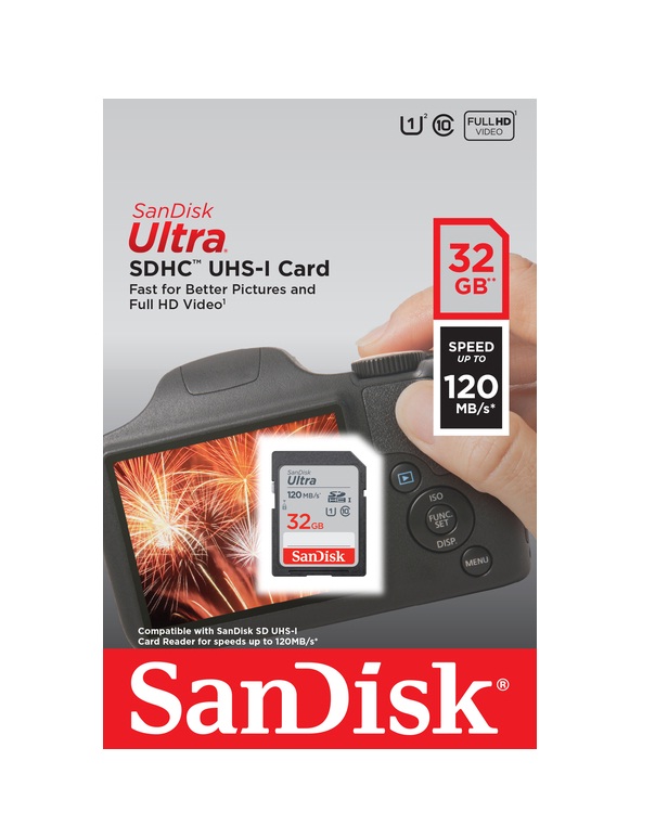  Sandisk Ultra 32GB SDHC Memory Card