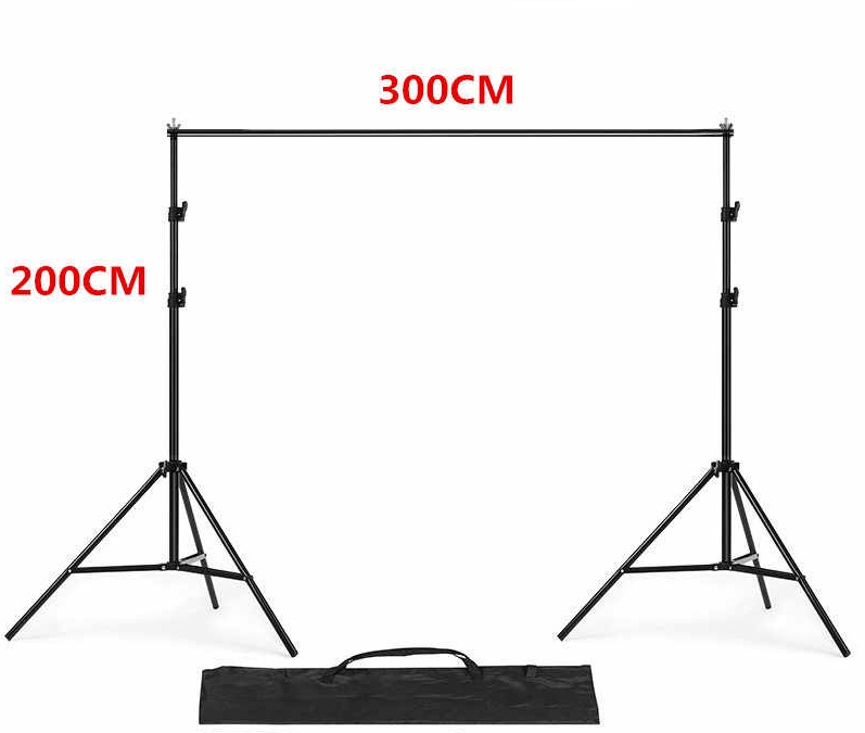 Backdrop Background Stand Set Photography Studio Photo 2x3m