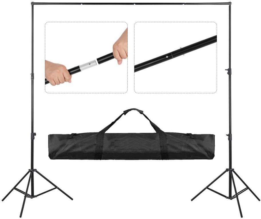 Backdrop Background Stand Set Photography Studio Photo 2x3m