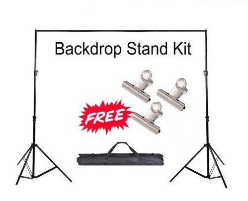 Backdrop Background Stand Set Photography Studio Photo 2x3m