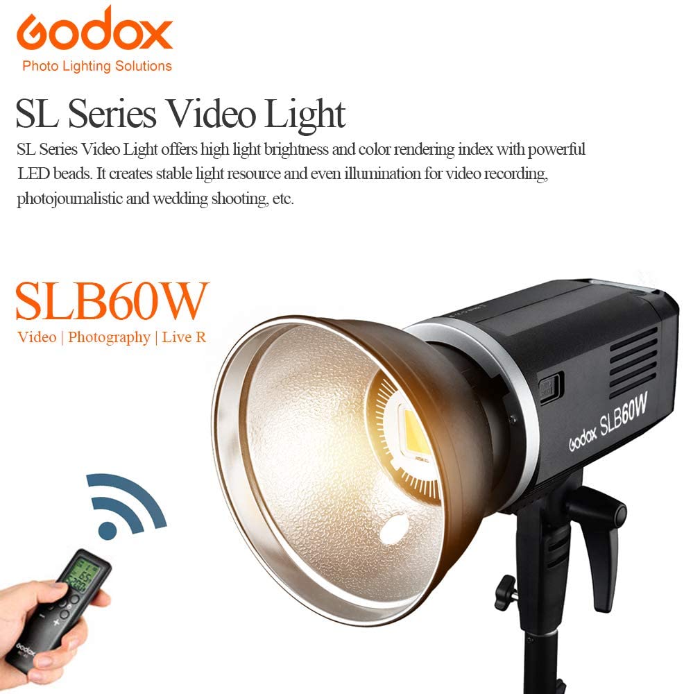 Godox SLB60W 60W LED Studio Photo Strobe Light
