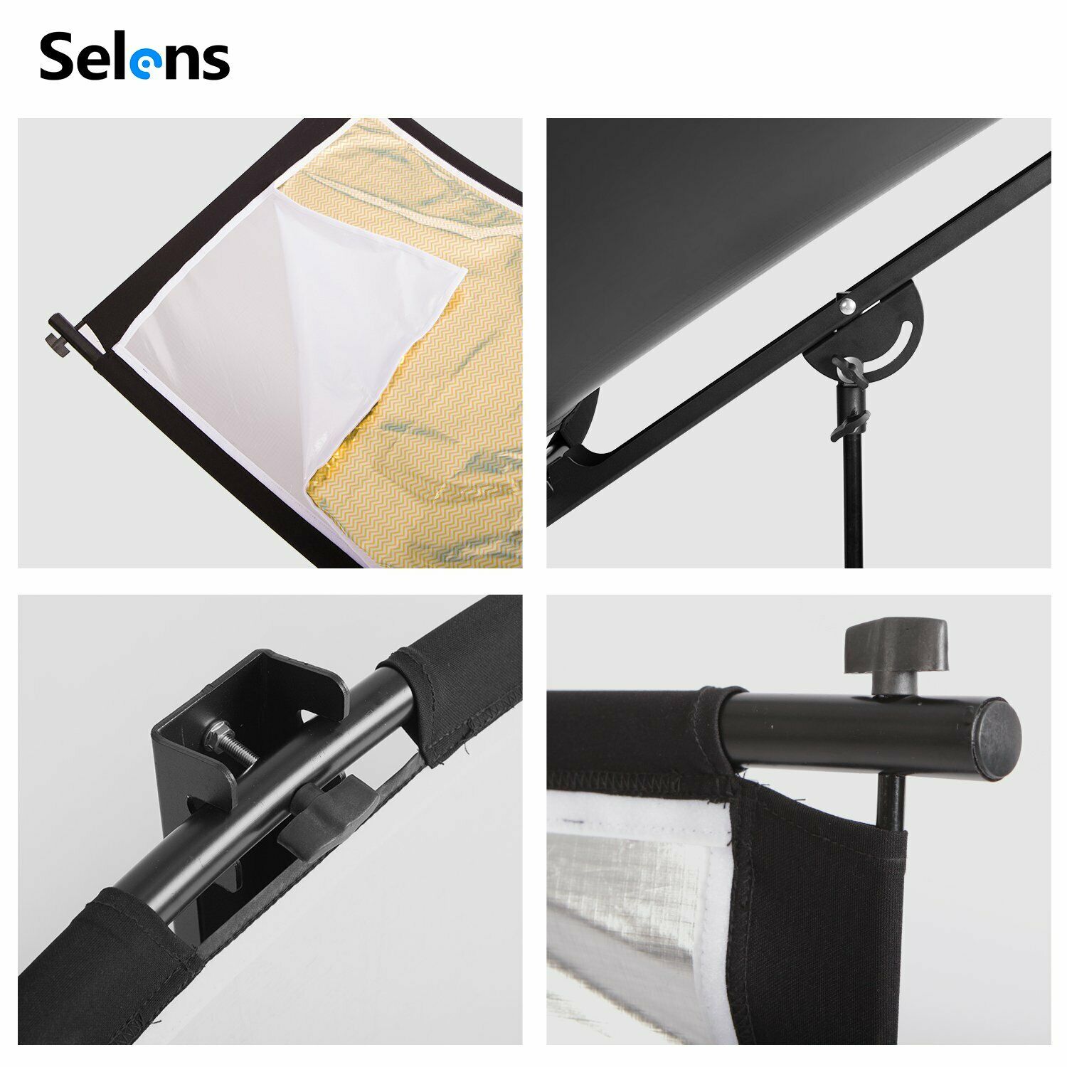 Selens U Shape 4-in-1 Clamshell Lighting Panel 60 x 180cm