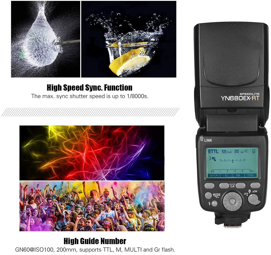 YONGNUO YN680EX-RT Lithium 2.4G Wireless TTL Flash Speedlite