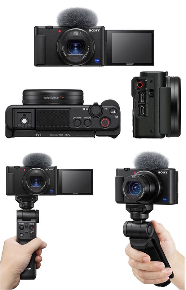Sony Launches ZV-1 Camera And Sony VCT-SGR1 Shooting Grip