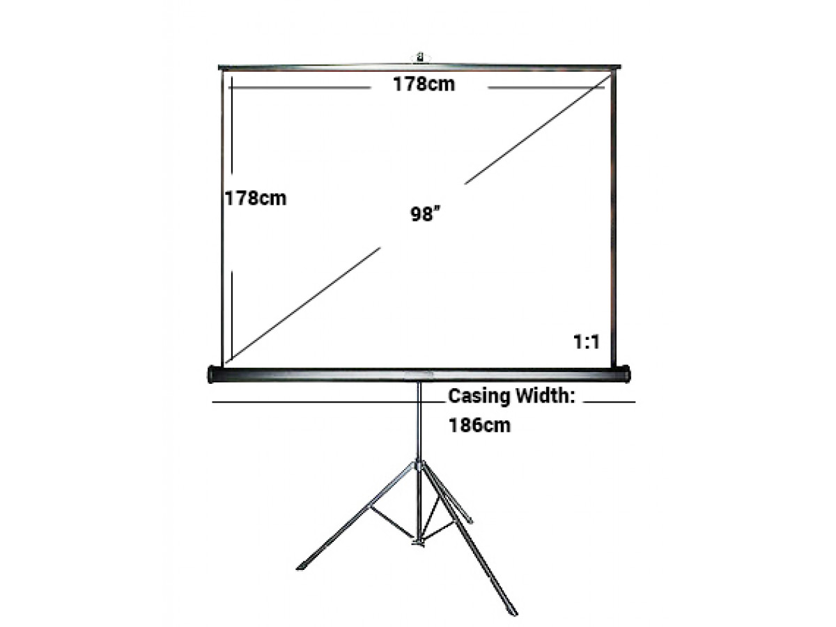 خلفية بورجكترمقاس 178x178CM مع استاند