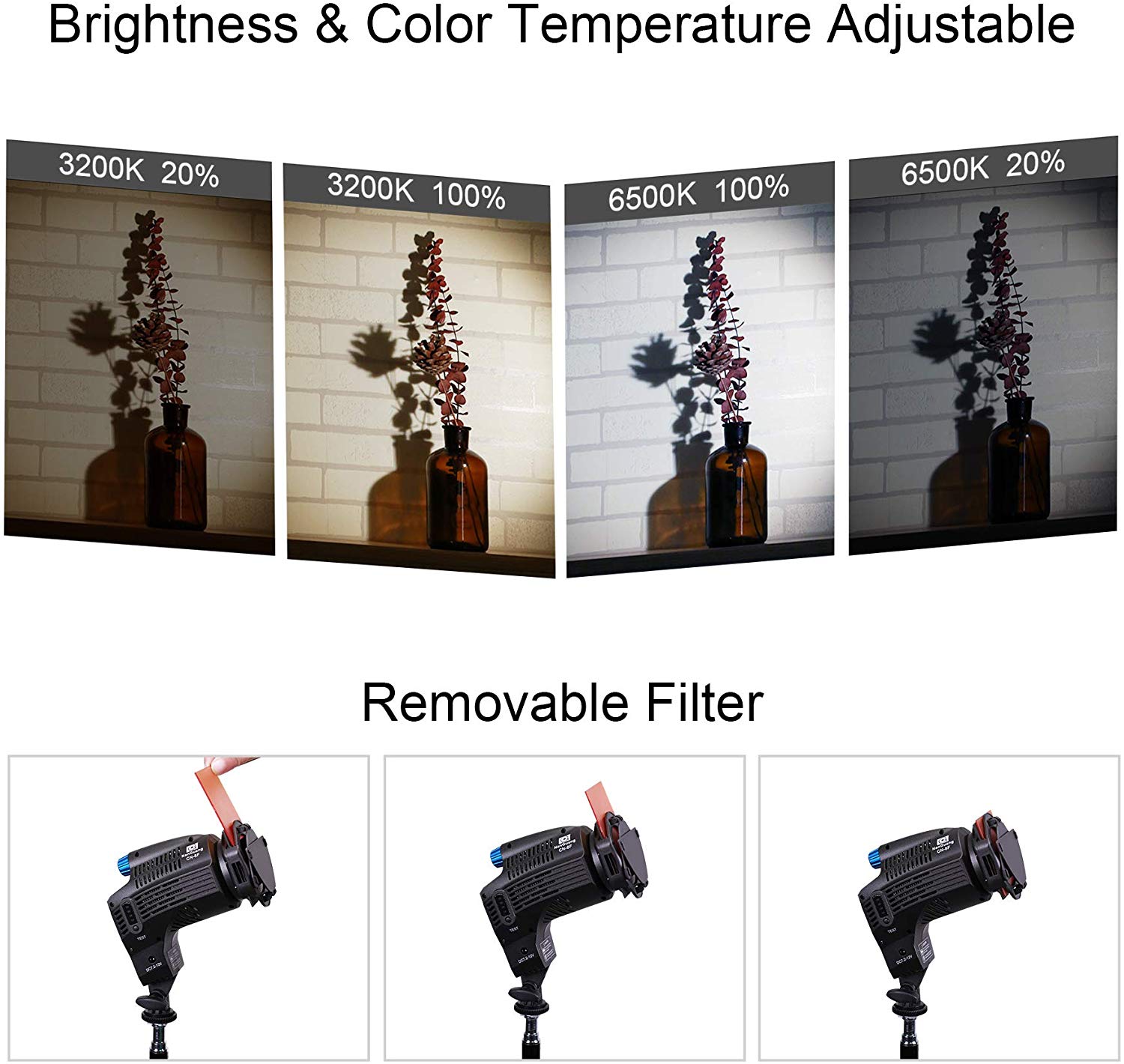 NANGUANG CN-8F LED Fresnel Light