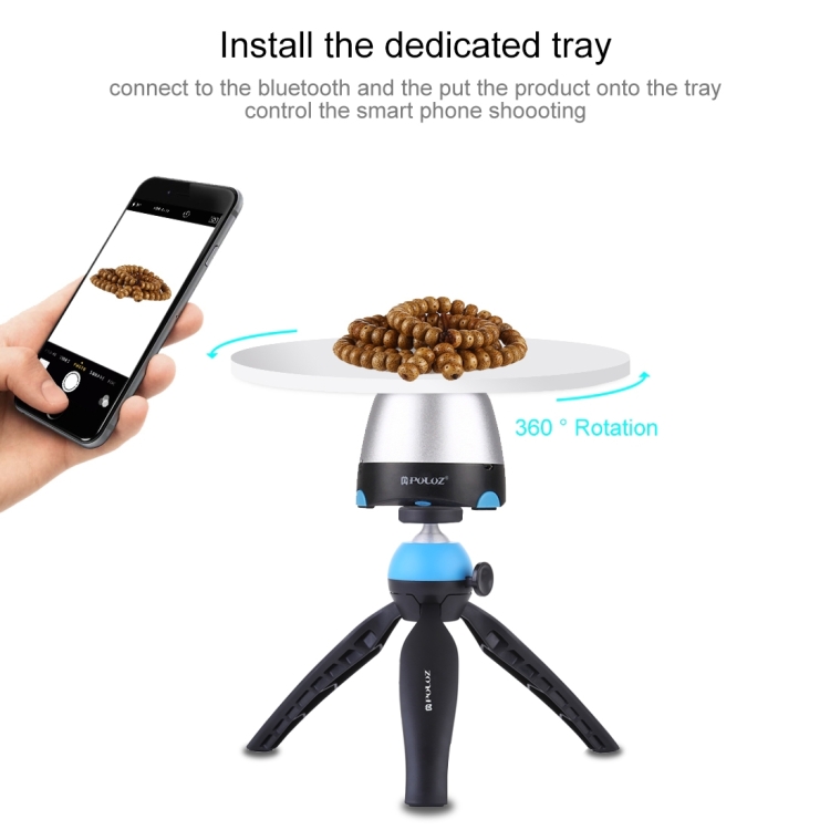 PULUZ Electronic 360 Degree Rotation Panoramic Tripod