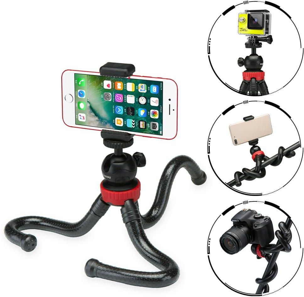  Phone Tripod Portable Flexible Octopus Travel Mini Mobile Phone Tripod only
