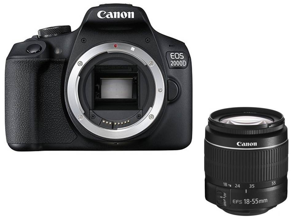 Canon EOS 2000D DSLR Camera with 18-55 III lens