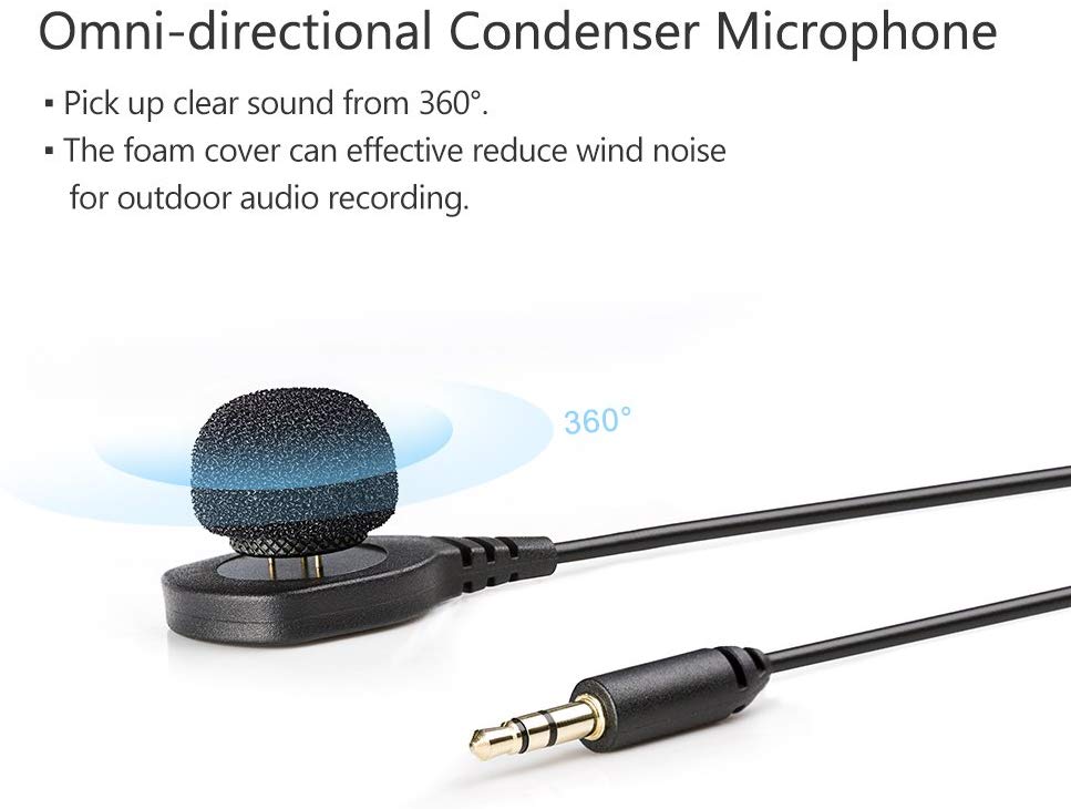 BOYA by-HLM1 Wearable Pin Microphone