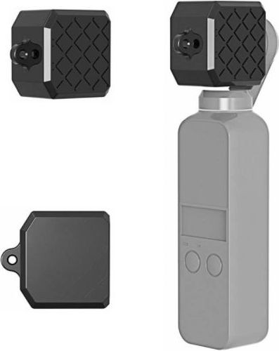 Osmo Pocket Soft Silicone Gel Body Case Protective Lens Cap Cover Black