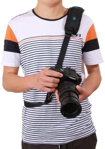 Quick Release Anti-Slip Soft Pad Nylon Single Shoulder Camera Strap