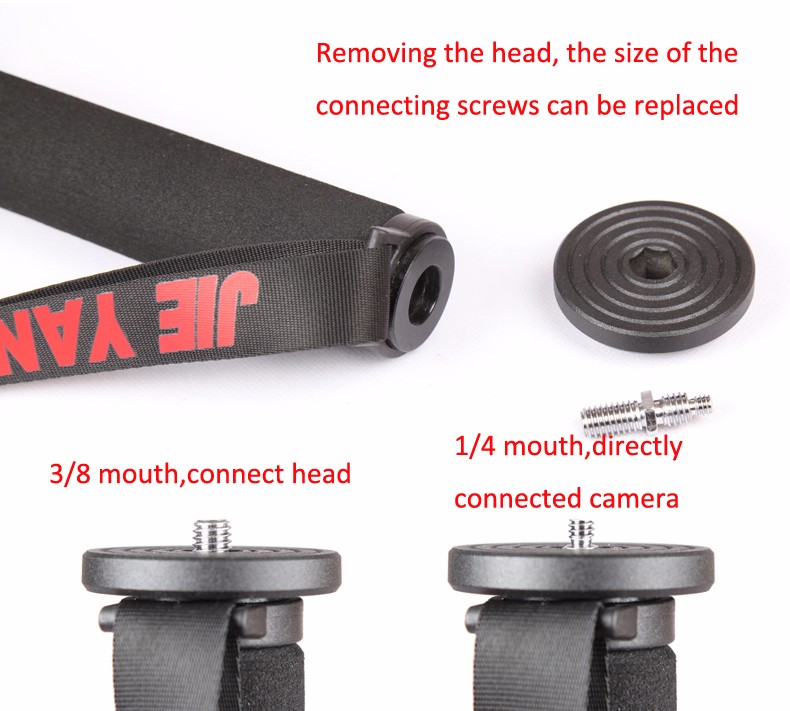 JY0506 Aluminum Alloy Professional Monopod For Video & Camera