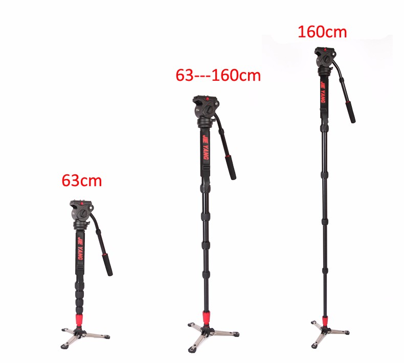 JY0506 Aluminum Alloy Professional Monopod For Video & Camera