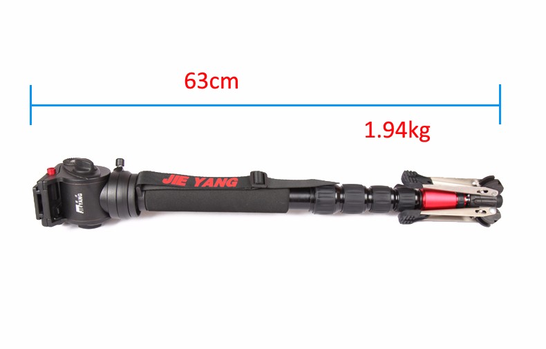JY0506 Aluminum Alloy Professional Monopod For Video & Camera