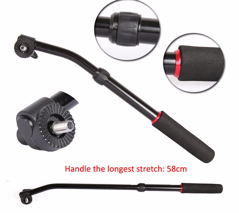 JY0506 Aluminum Alloy Professional Monopod For Video & Camera