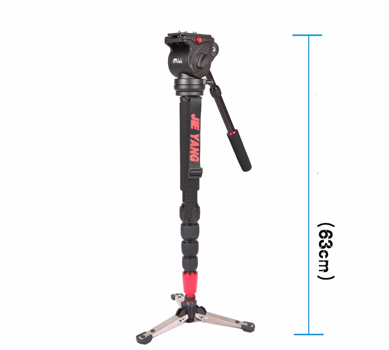 JY0506 Aluminum Alloy Professional Monopod For Video & Camera