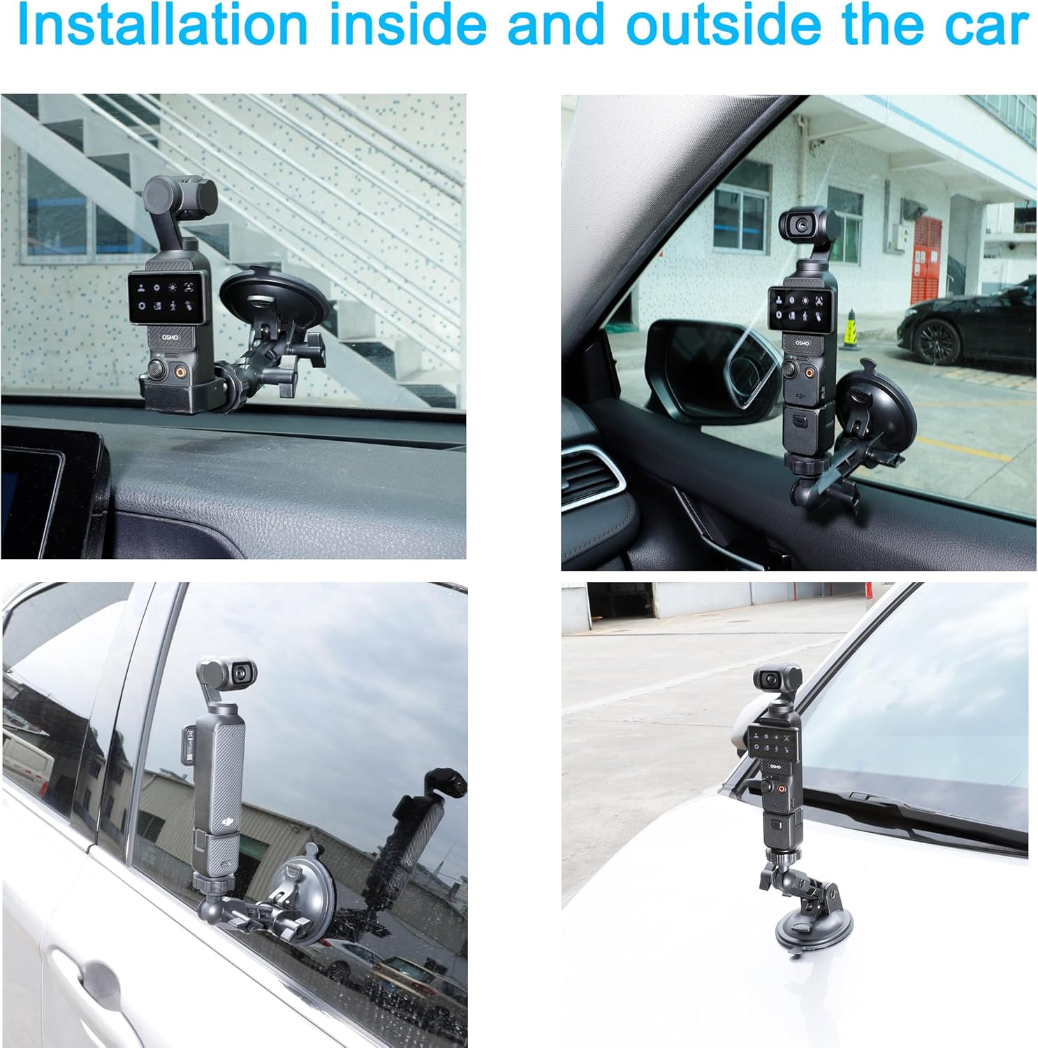 Suction Cup Mount for DJI Osmo Pocket 3