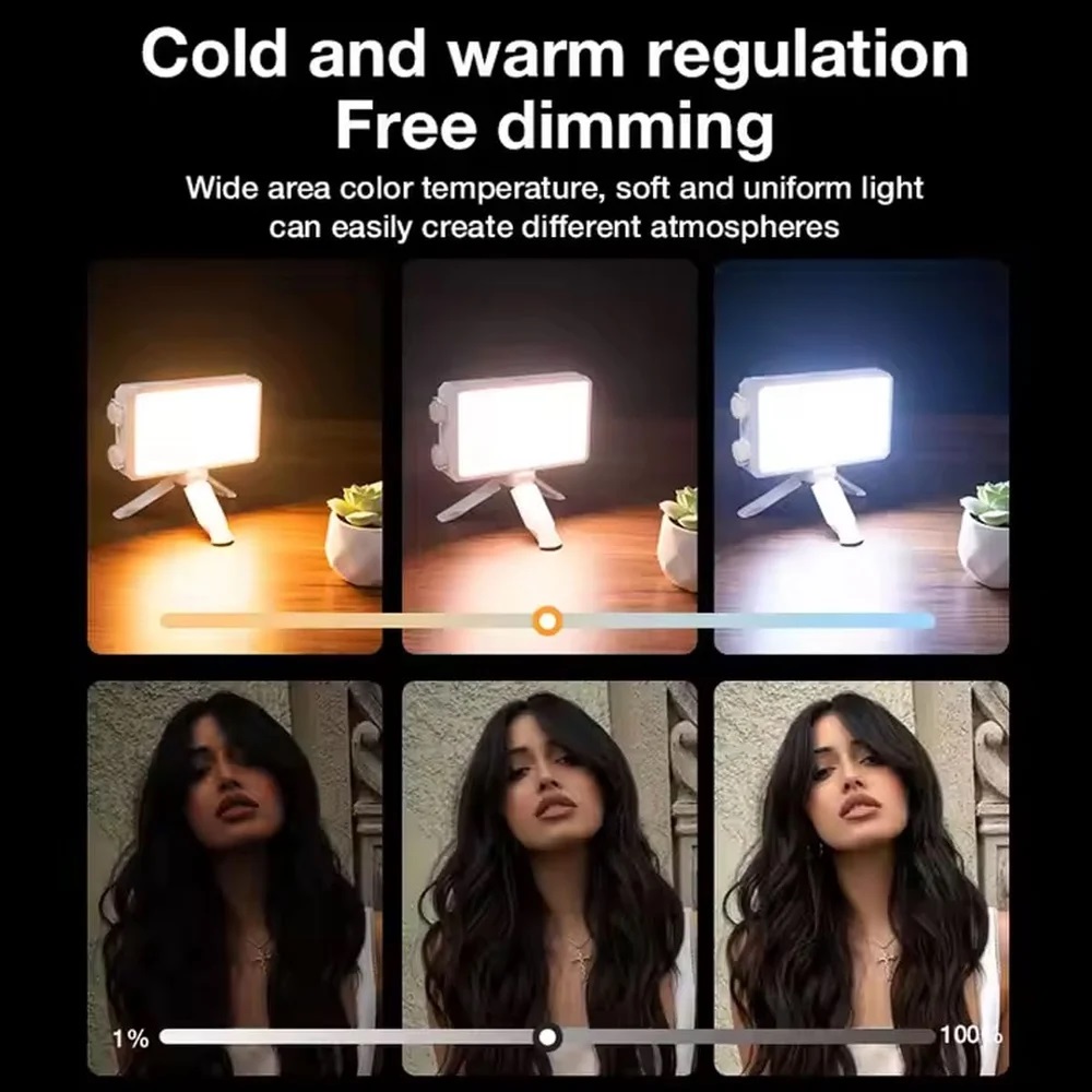 V40 Bi-Color 40W LED Fill Light Portable Adjustable Light