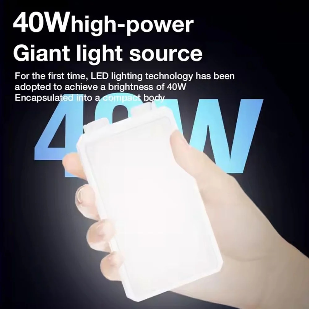 V40 Bi-Color 40W LED Fill Light Portable Adjustable Light